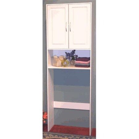 4D Concepts 4D Concepts 76421 Double Door Spacesaver - White 76421